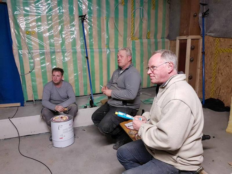 Auch die Helfer auf unserer Stüblesbaustelle wurden bewirtet